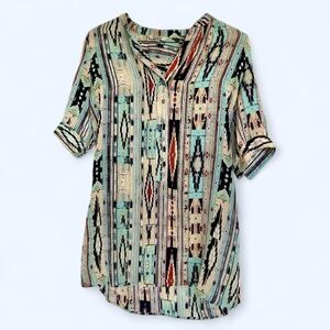 Tucker | Silk Print Tunic Dress